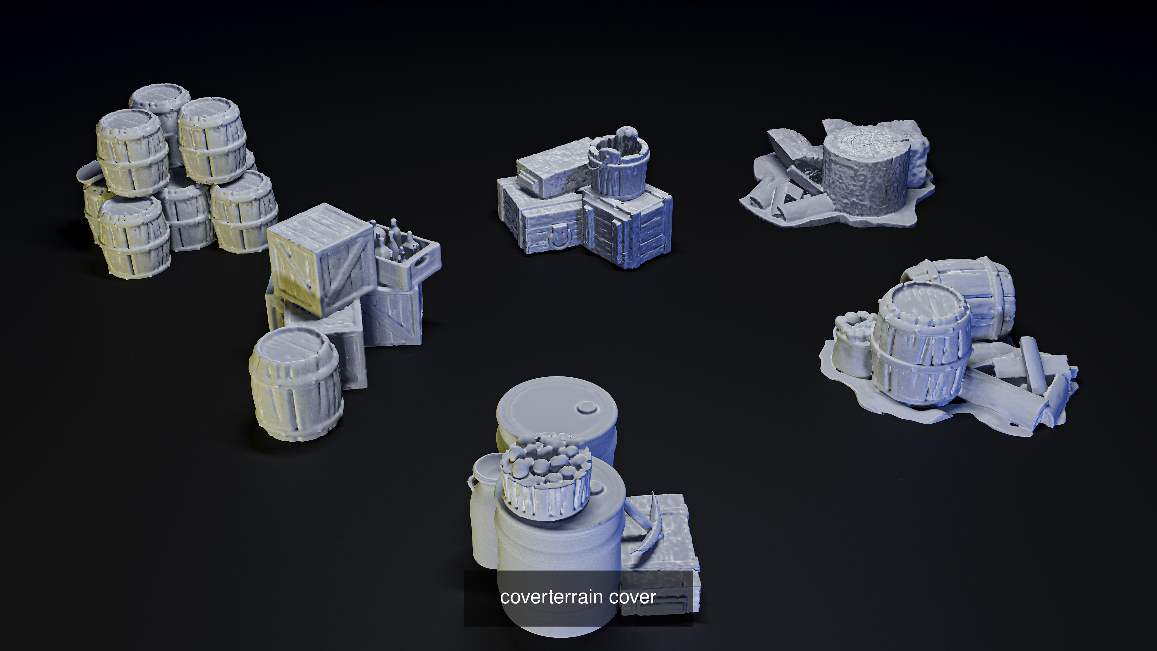 Desert Building 3D Model Collection_4