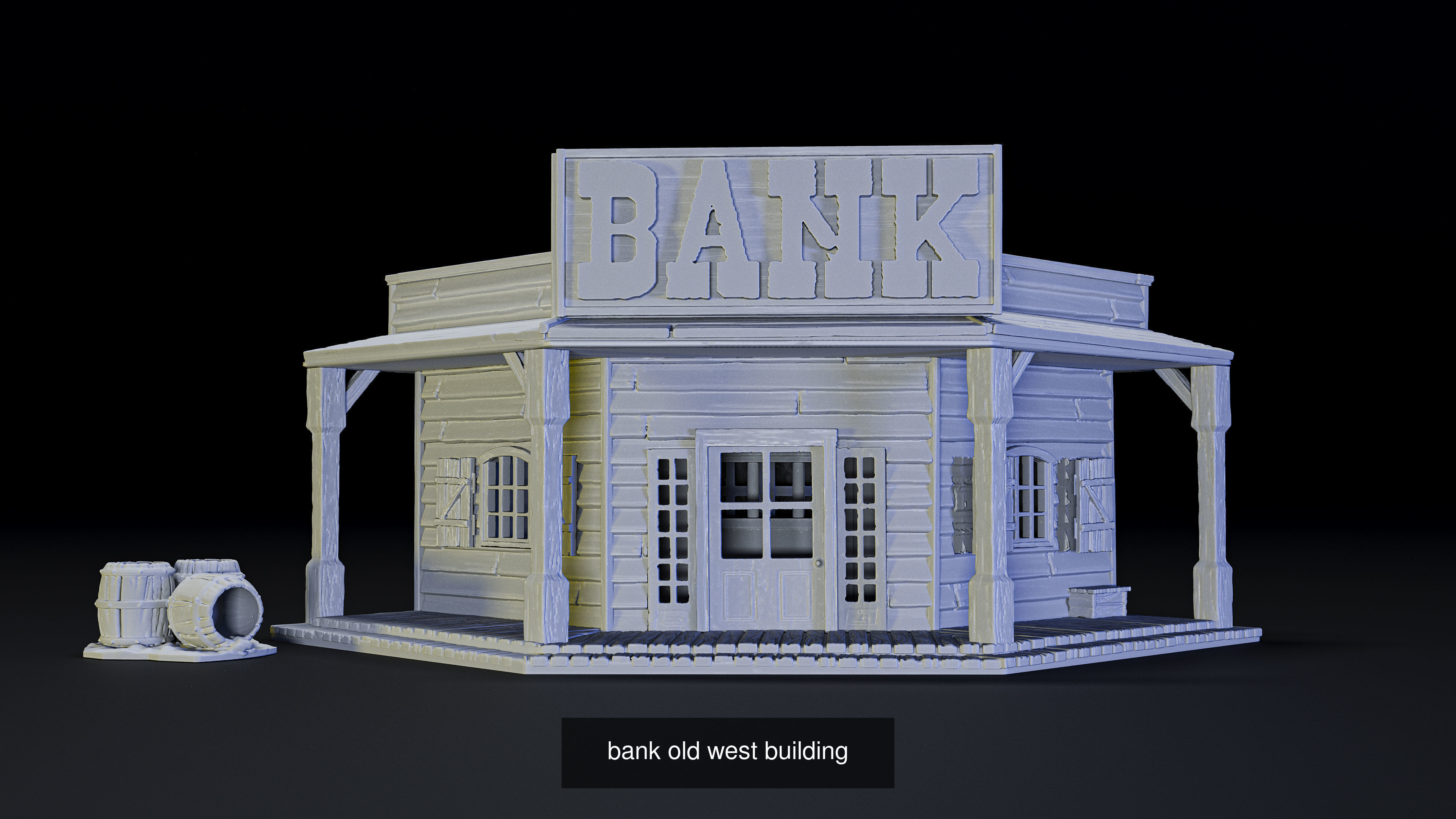 Desert Building 3D Model Collection_3