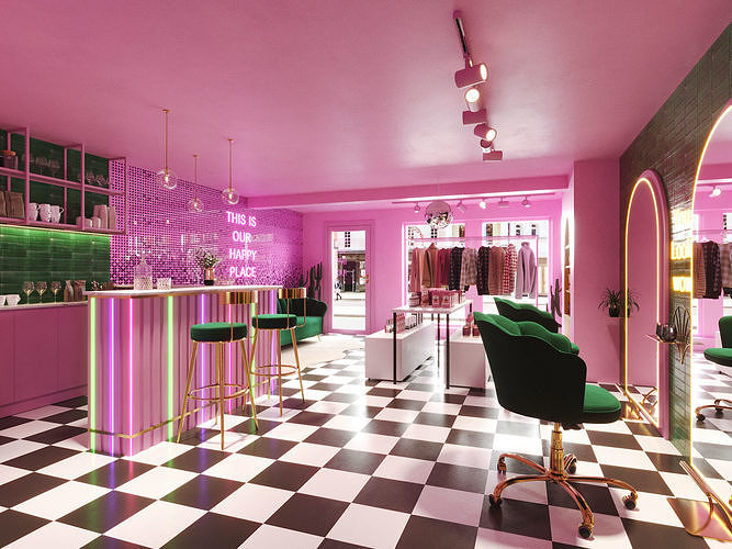 Salon 3D file 3D model