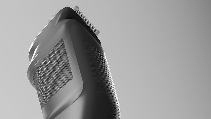 Philips Trimmer Model Low-poly 3D model