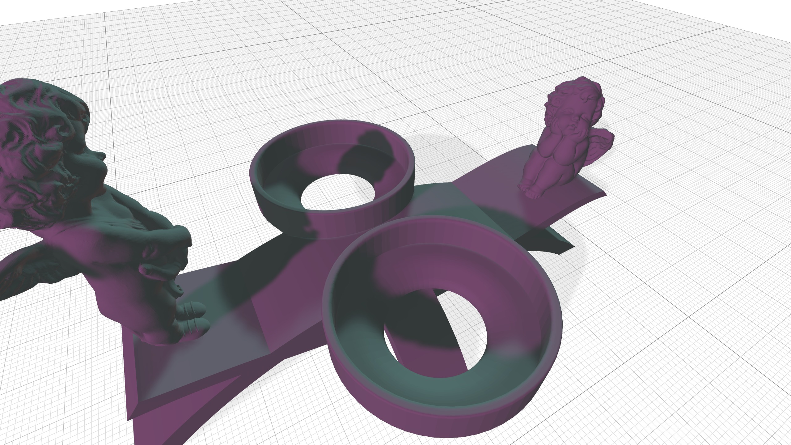 In the candle 3D print model_1