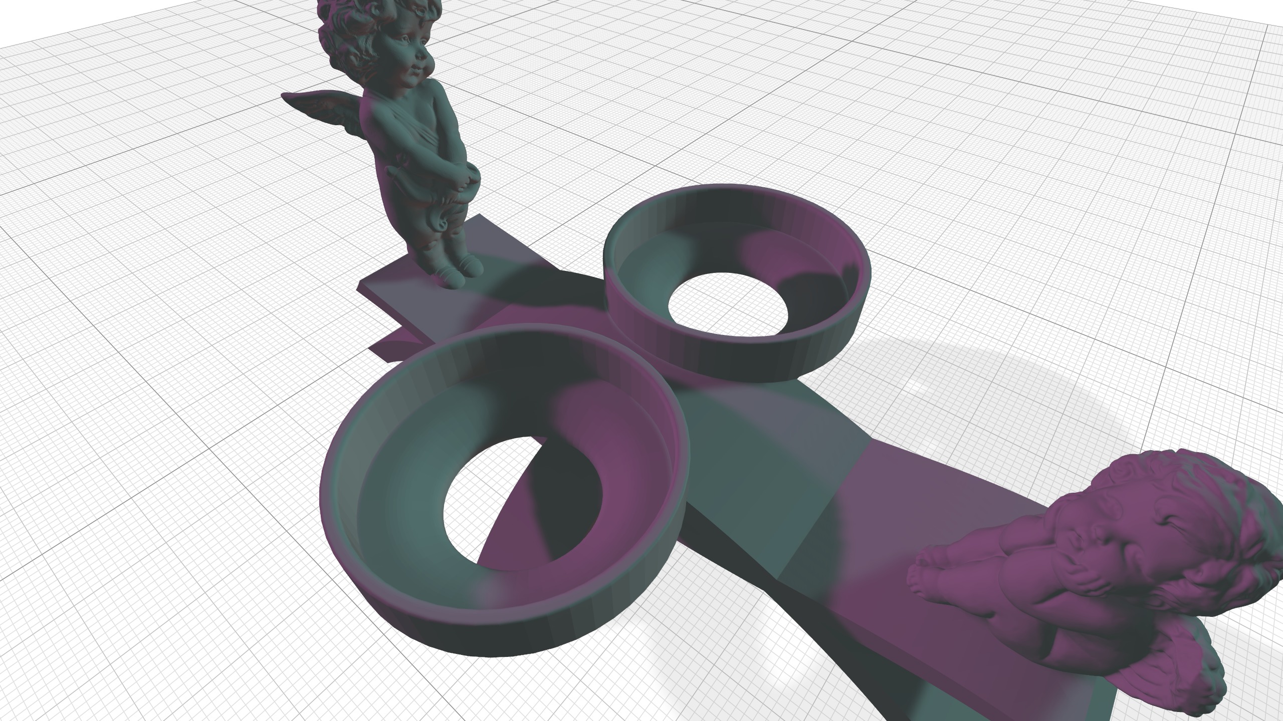 In the candle 3D print model_2