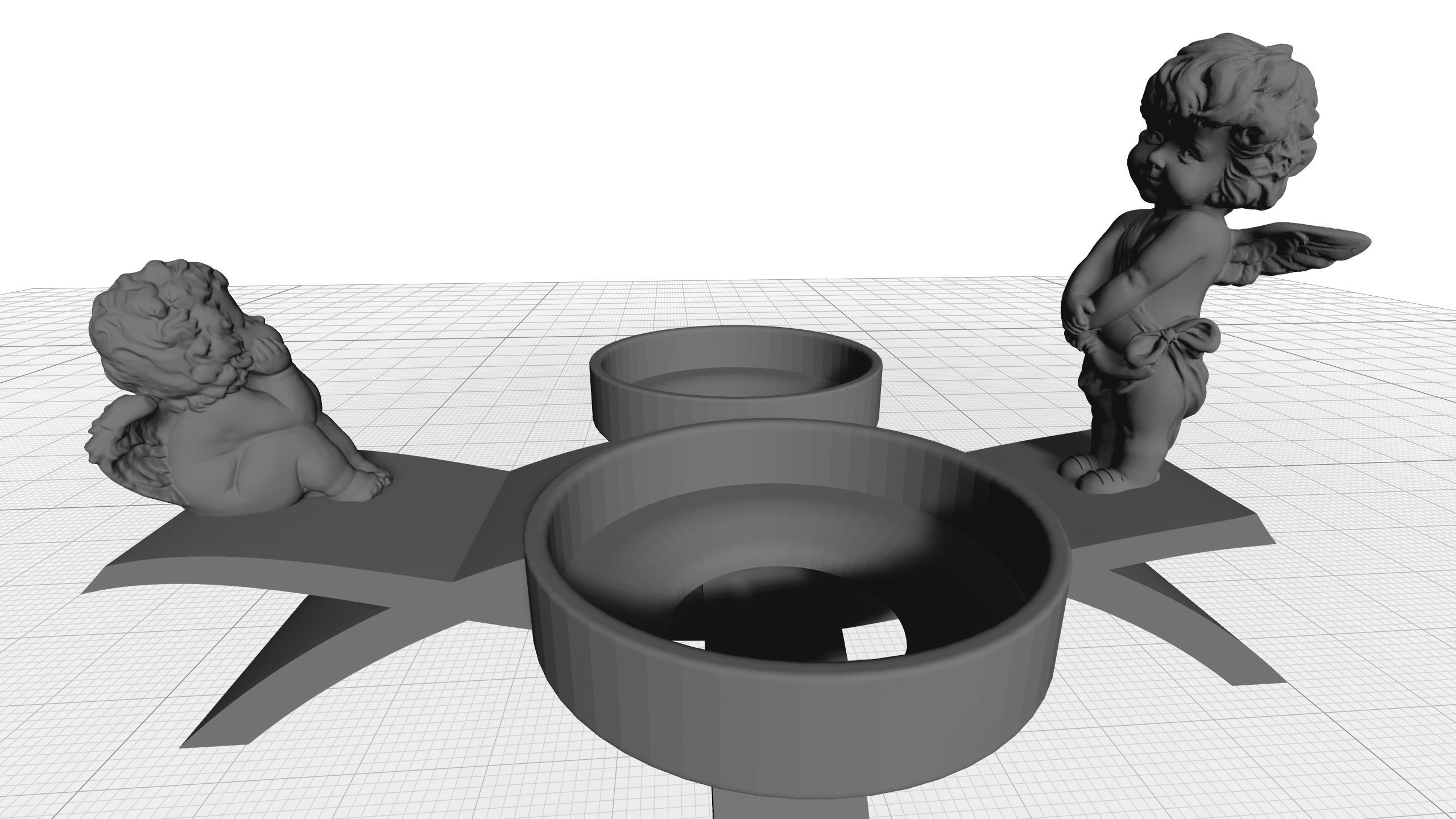 In the candle 3D print model_5