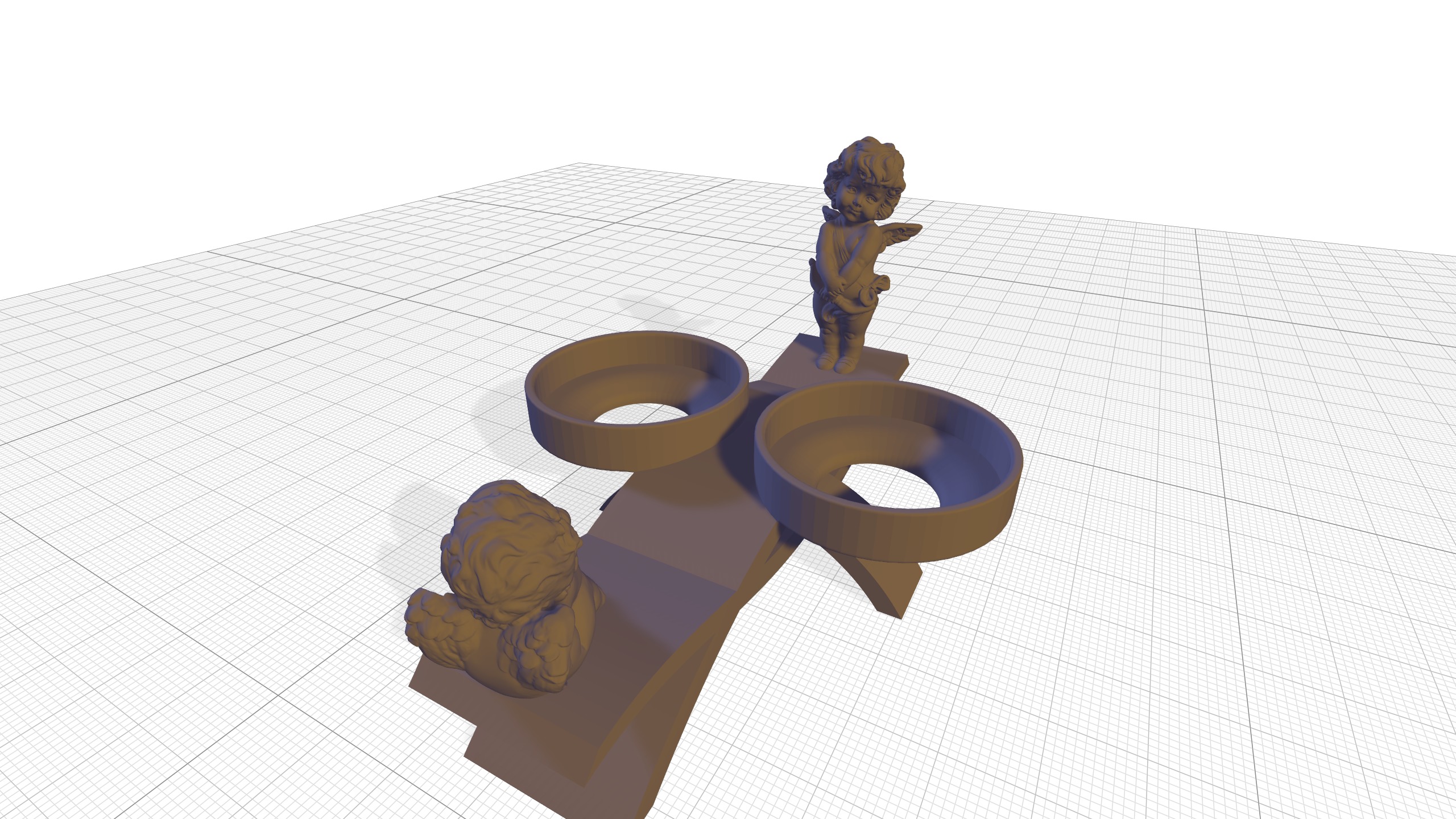 In the candle 3D print model_8