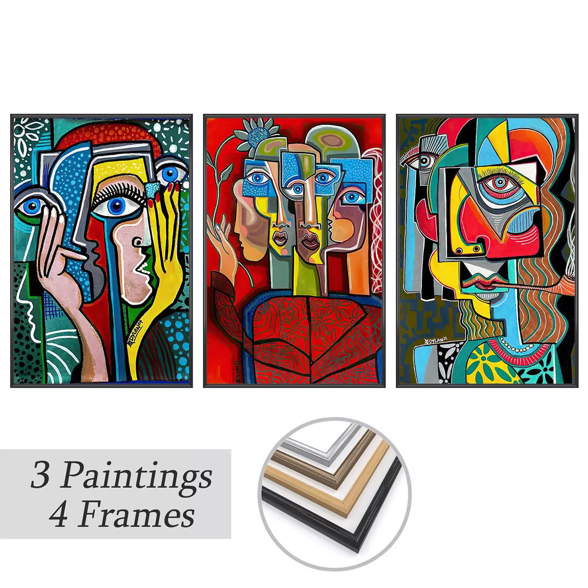 Wall Art Set 4333 3D model_0