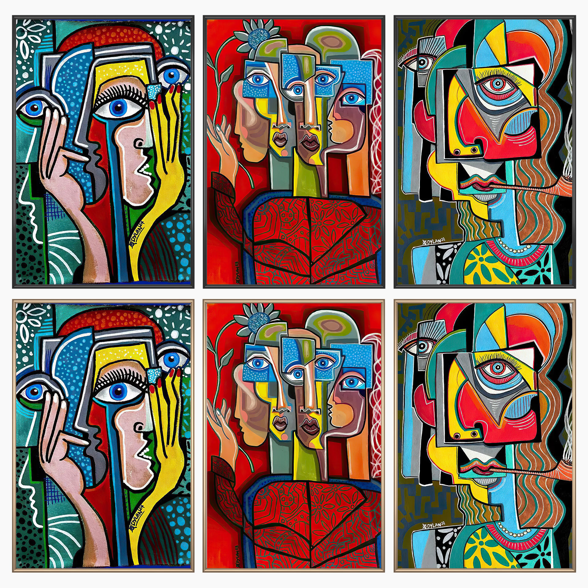 Wall Art Set 4333 3D model_1