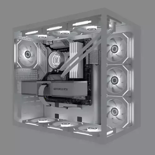 White Gaming PC Build