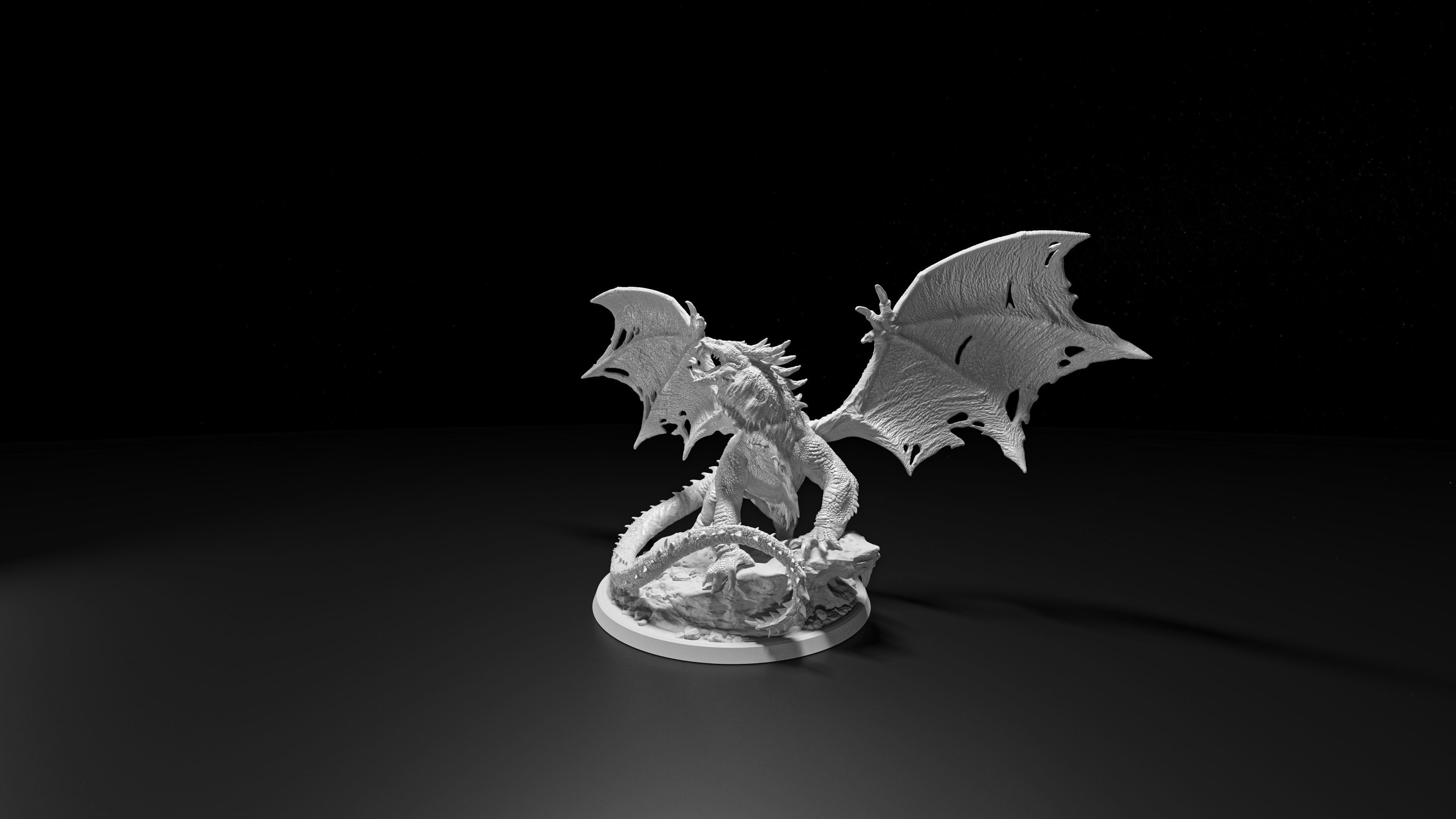 Glutandur dragon 3D print model_2