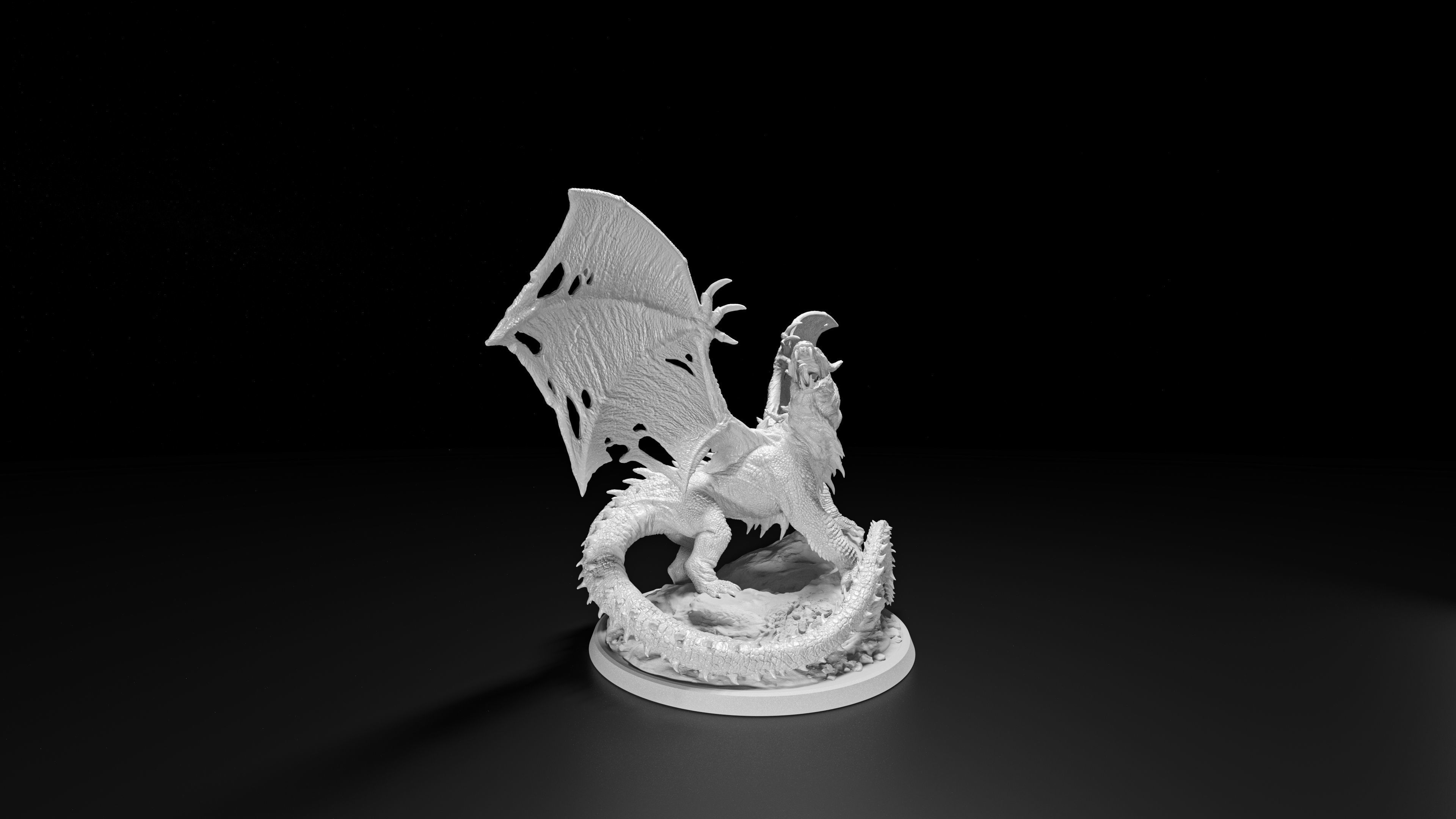 Glutandur dragon 3D print model_1
