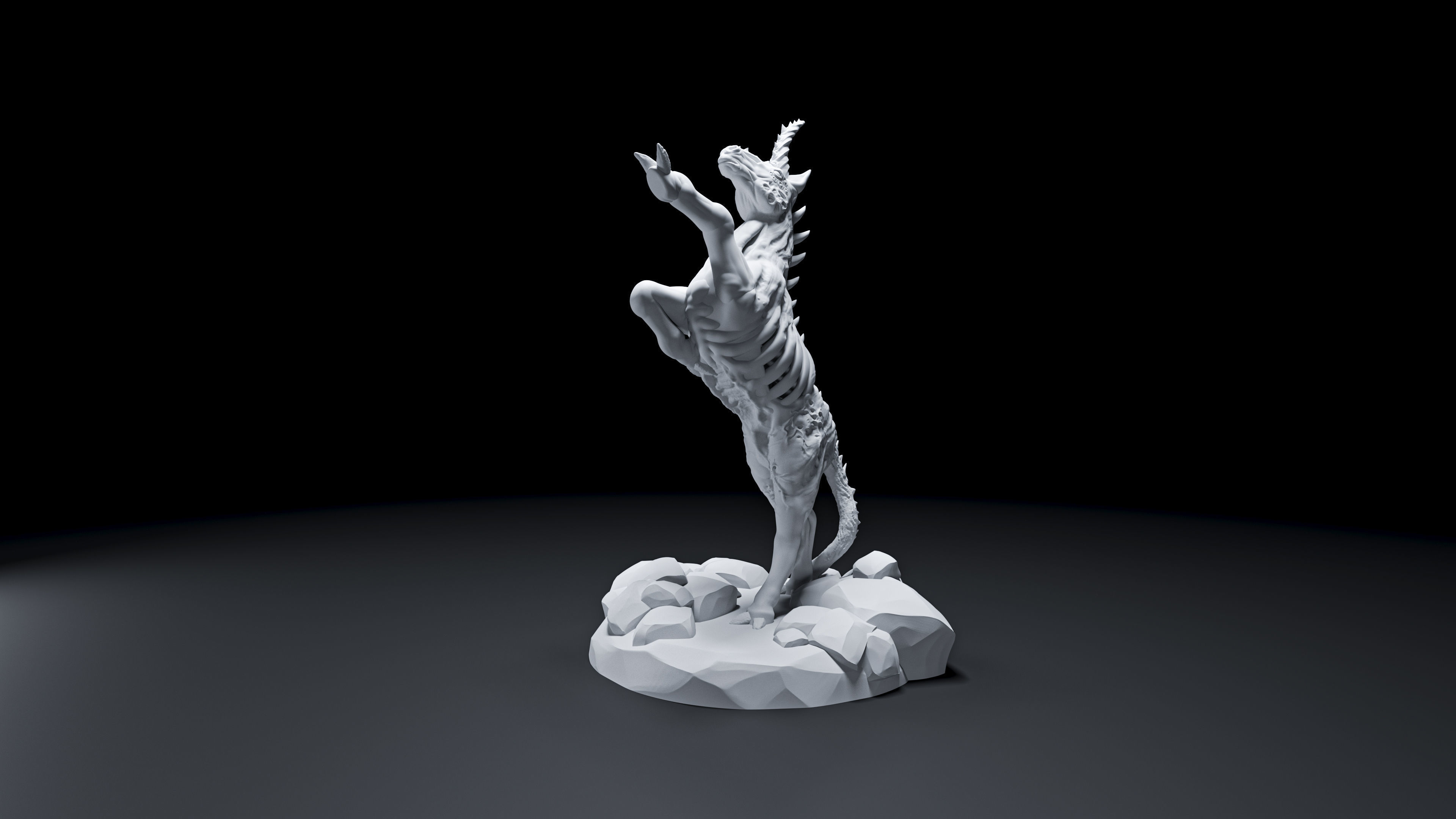 Corrupted Unicorn 3D print model_1