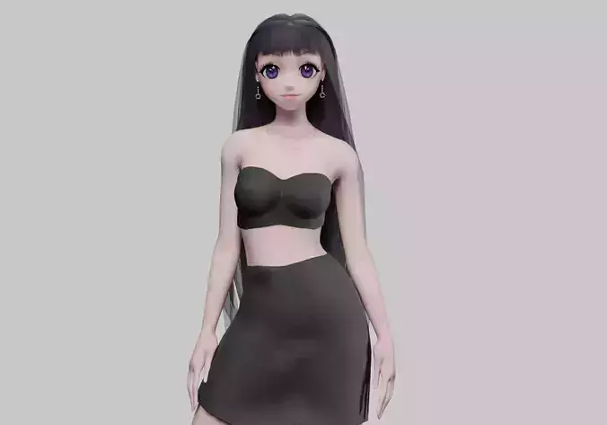 cool cute girl V33027 