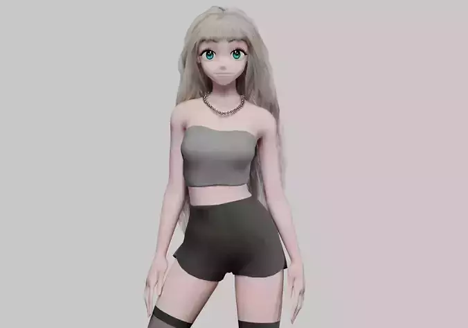 classic cute girl V40982 