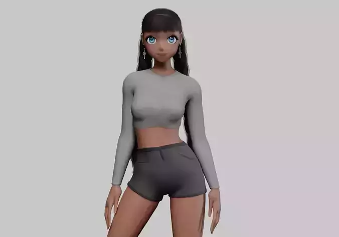 classic anime girl V30823 