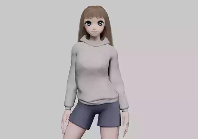 Beautiful anime girl V31221 