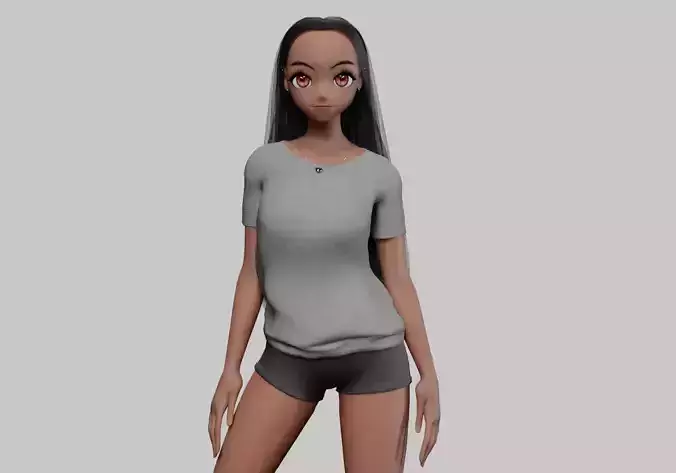 Basic cute girl V31075 