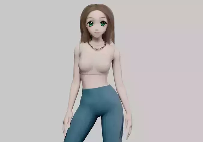 anime stylized girl V29589 