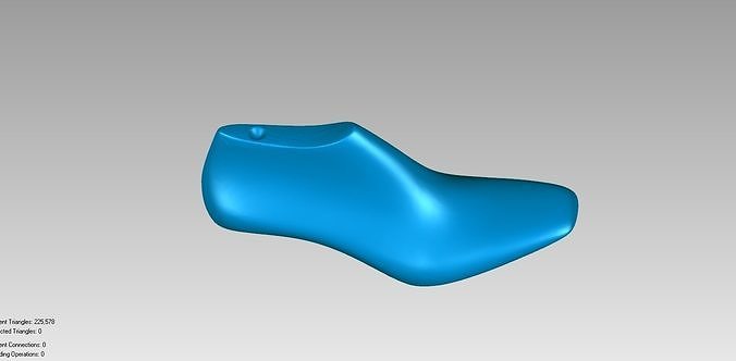 women shoe last 3D print model