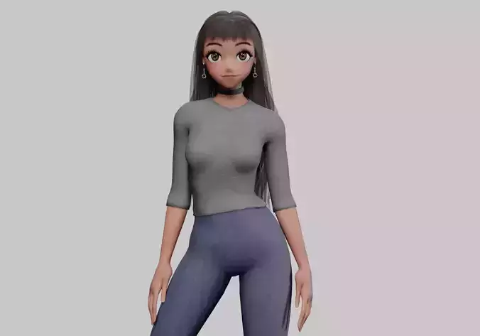 Young anime girl V33931 