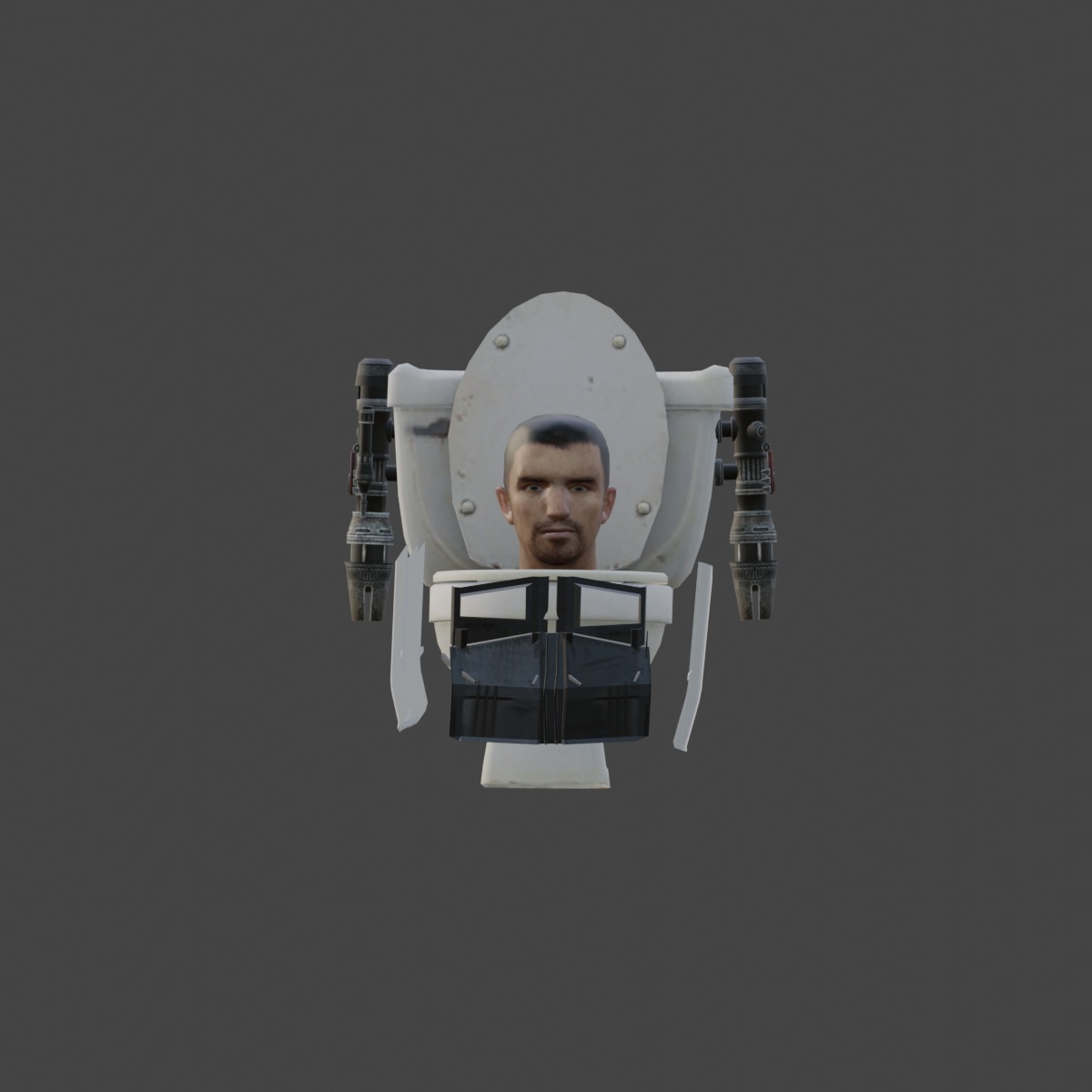 gman skibidi 3D model_3