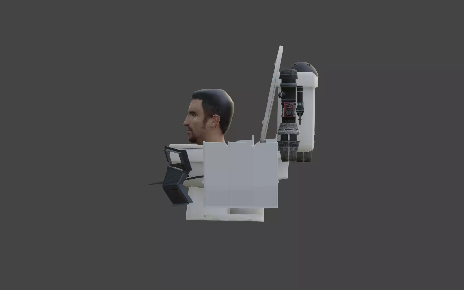 gman skibidi 3D model_0
