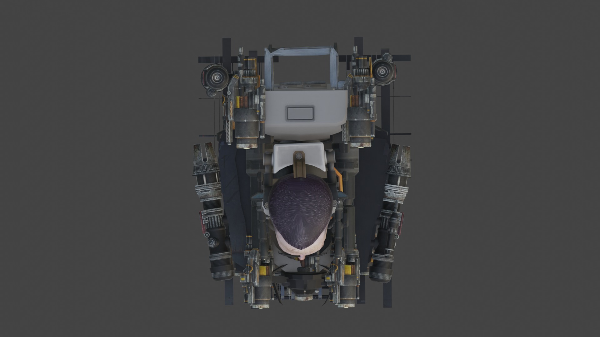 gman skibidi 3D model_16