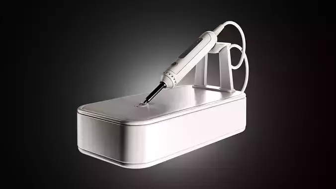 Soldering Low-poly 3D model