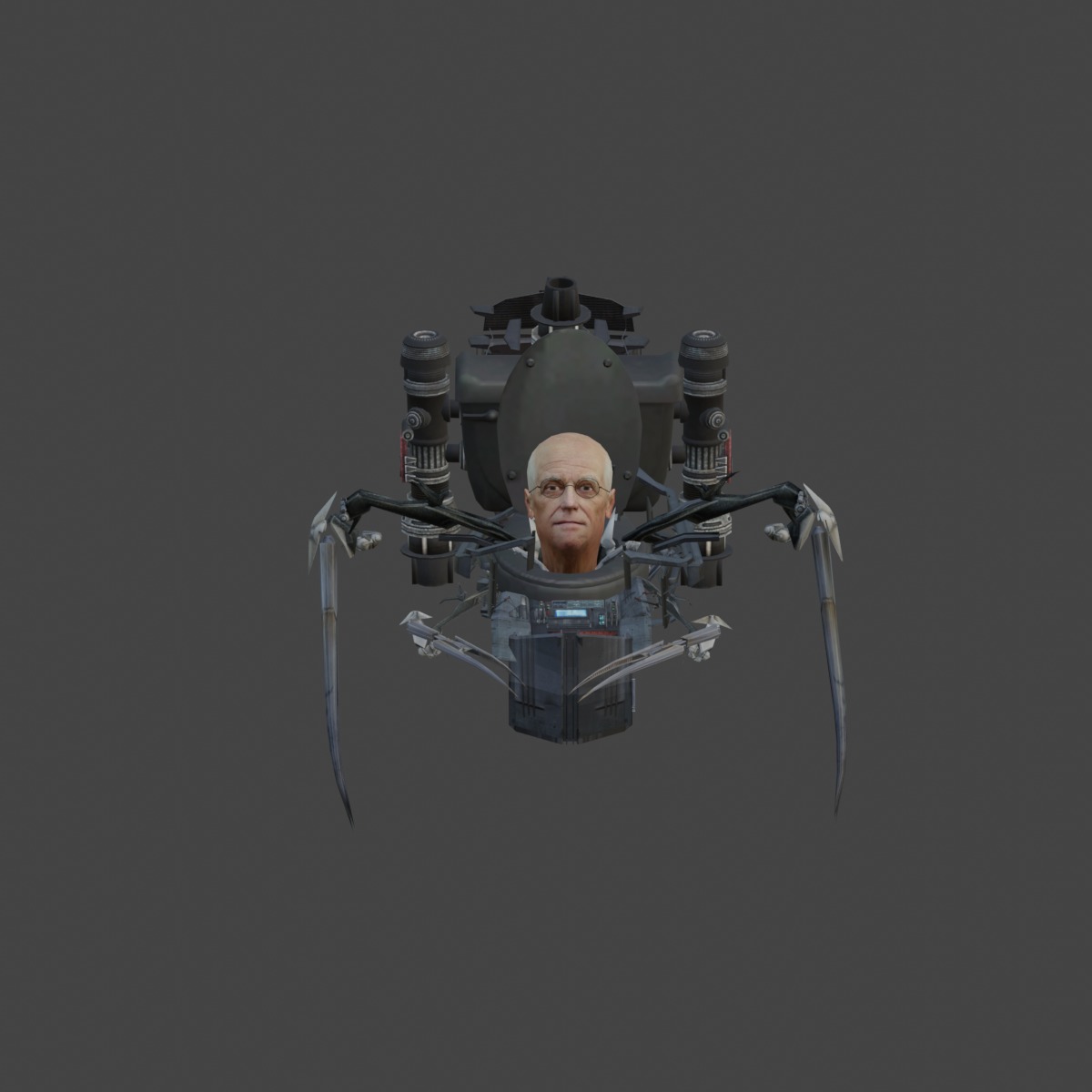 scientist toilet upgraded 3D model_1