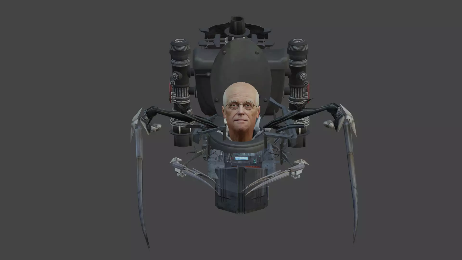 scientist toilet upgraded 3D model_0