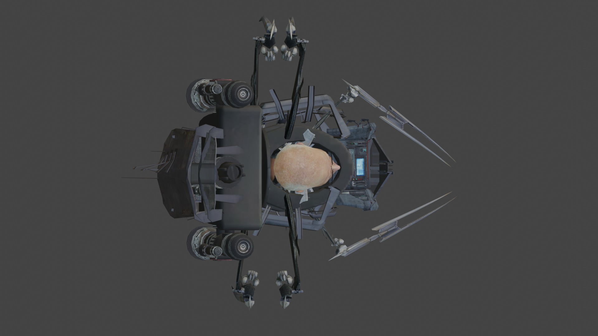 scientist toilet upgraded 3D model_5