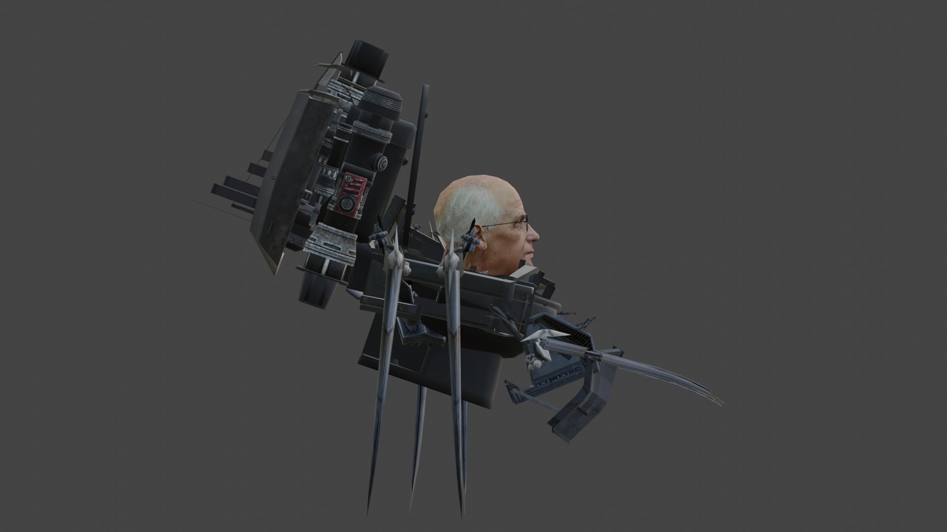 scientist toilet upgraded 3D model_4