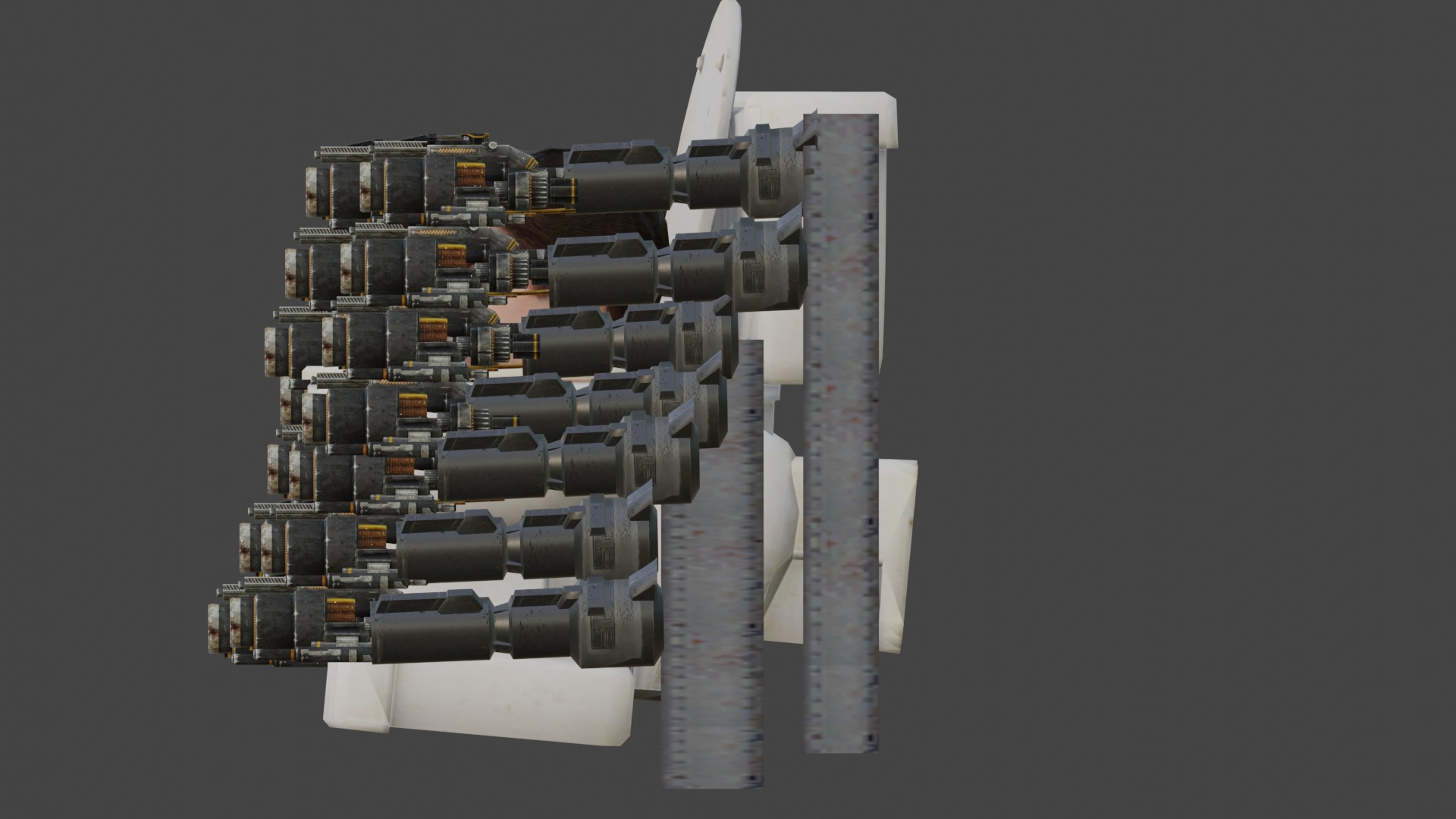 Freeman toilet 3D model_2