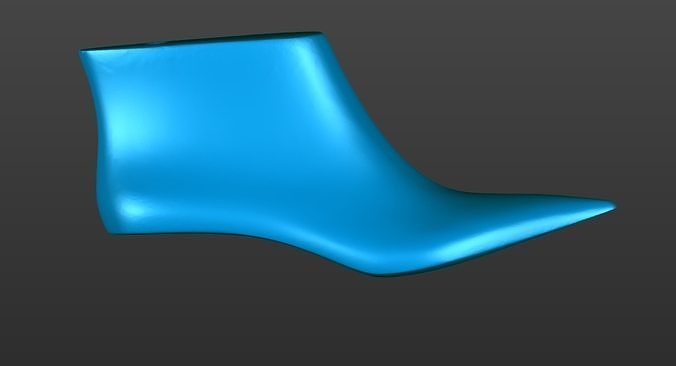 women shoe last 3D print model