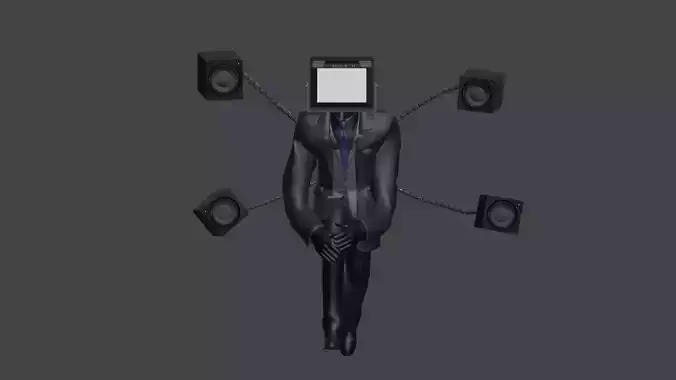 large tvman 3D model