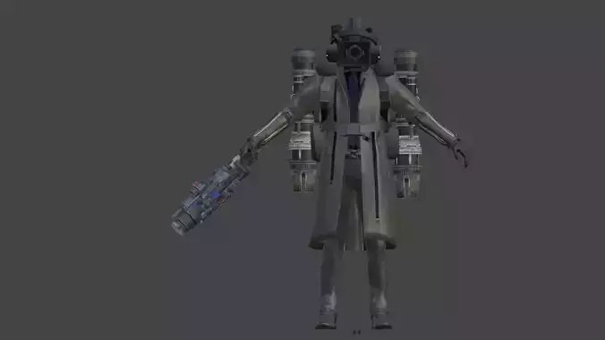 reinforcment large cameraman 3D model