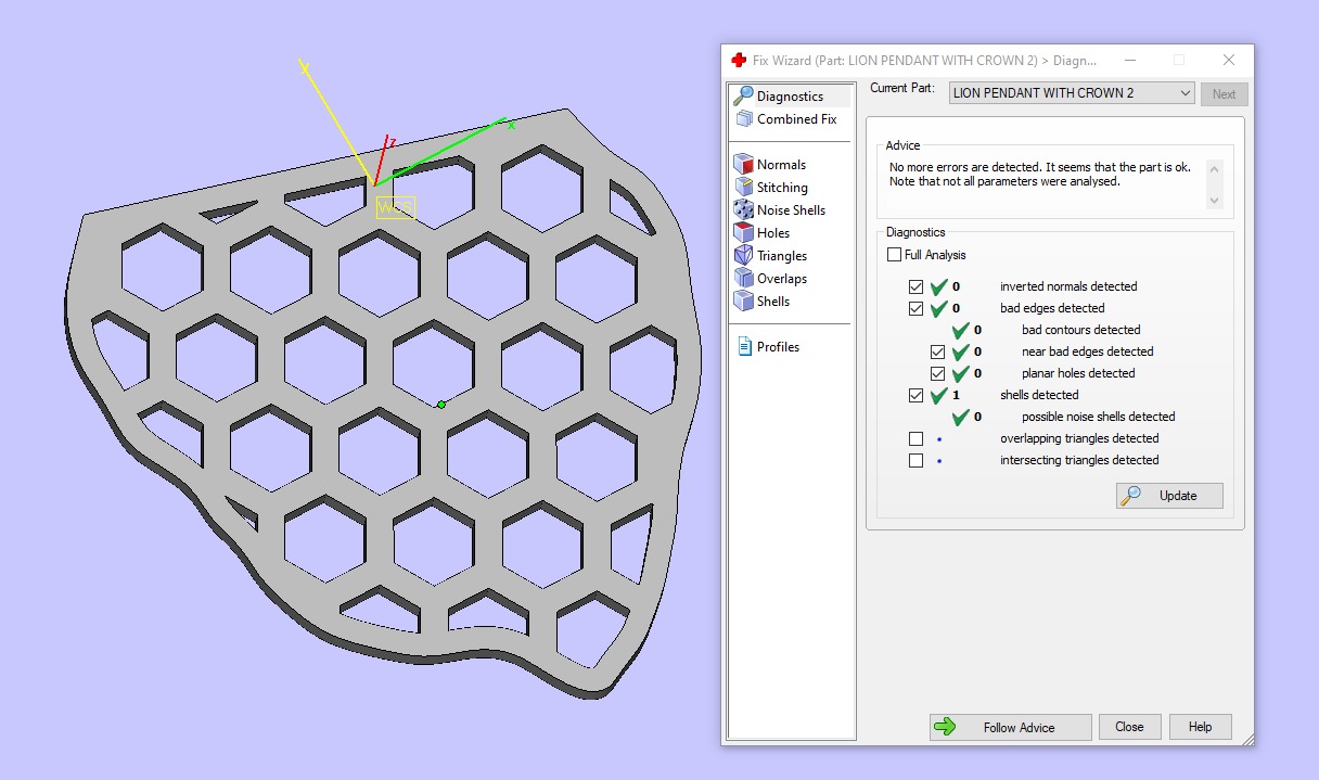 LION PENDANT WITH CROWN Printable Model 3D print model_14