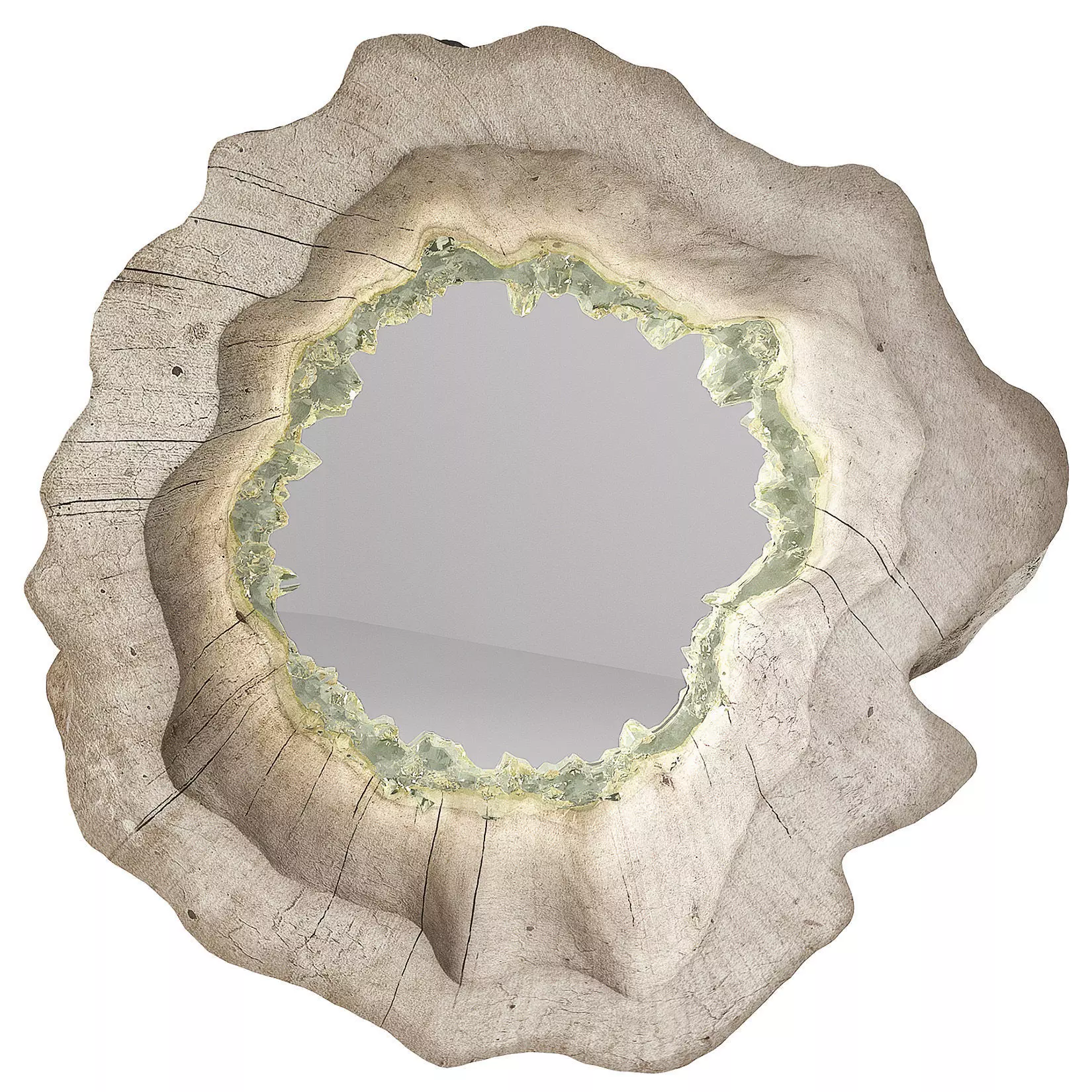 Mirror natural wood by Arango 3D model_0