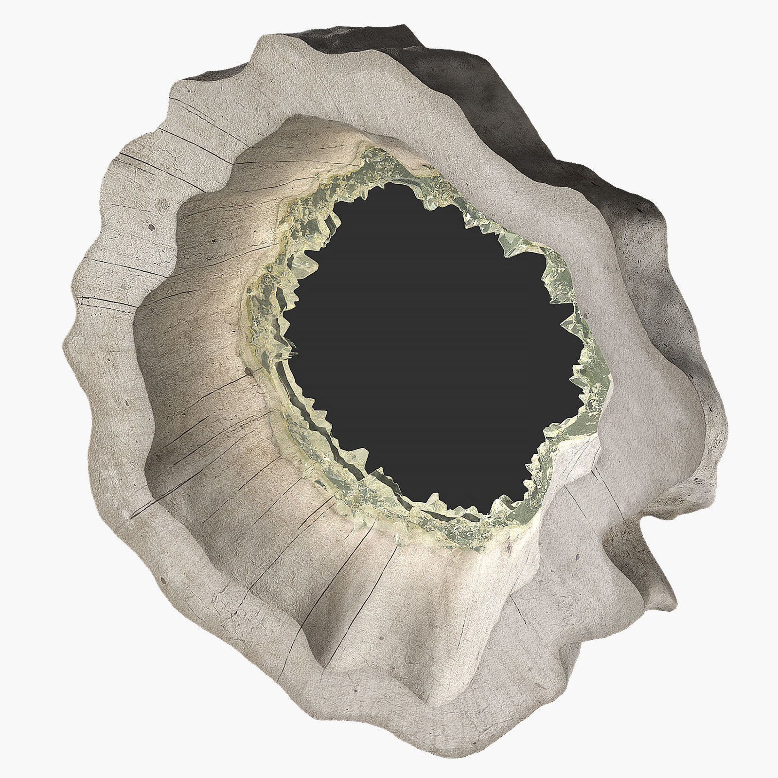 Mirror natural wood by Arango 3D model_2