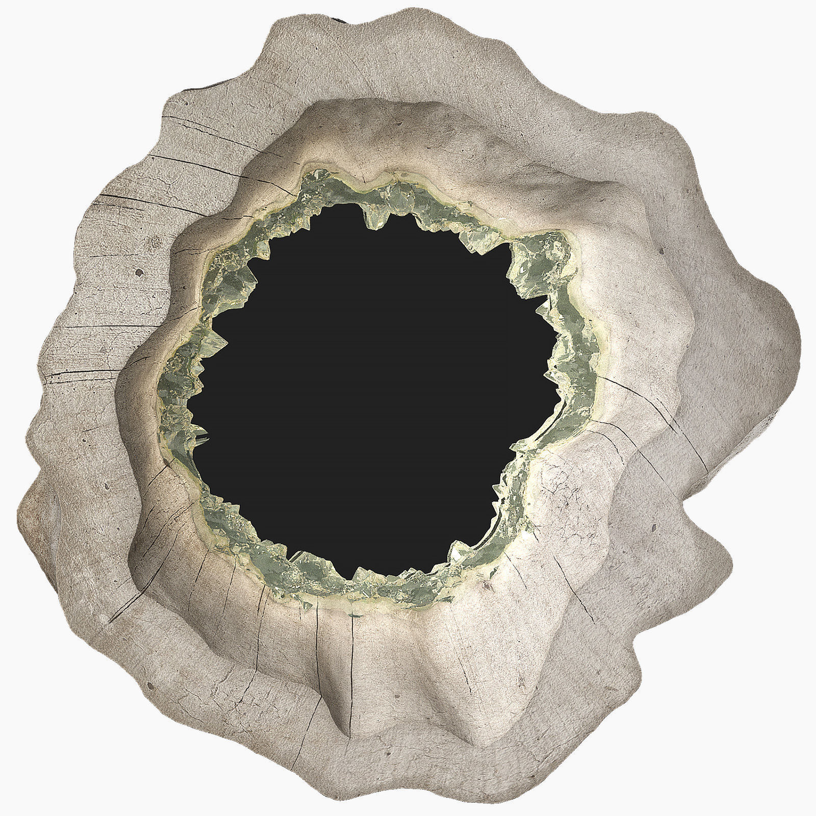 Mirror natural wood by Arango 3D model_3