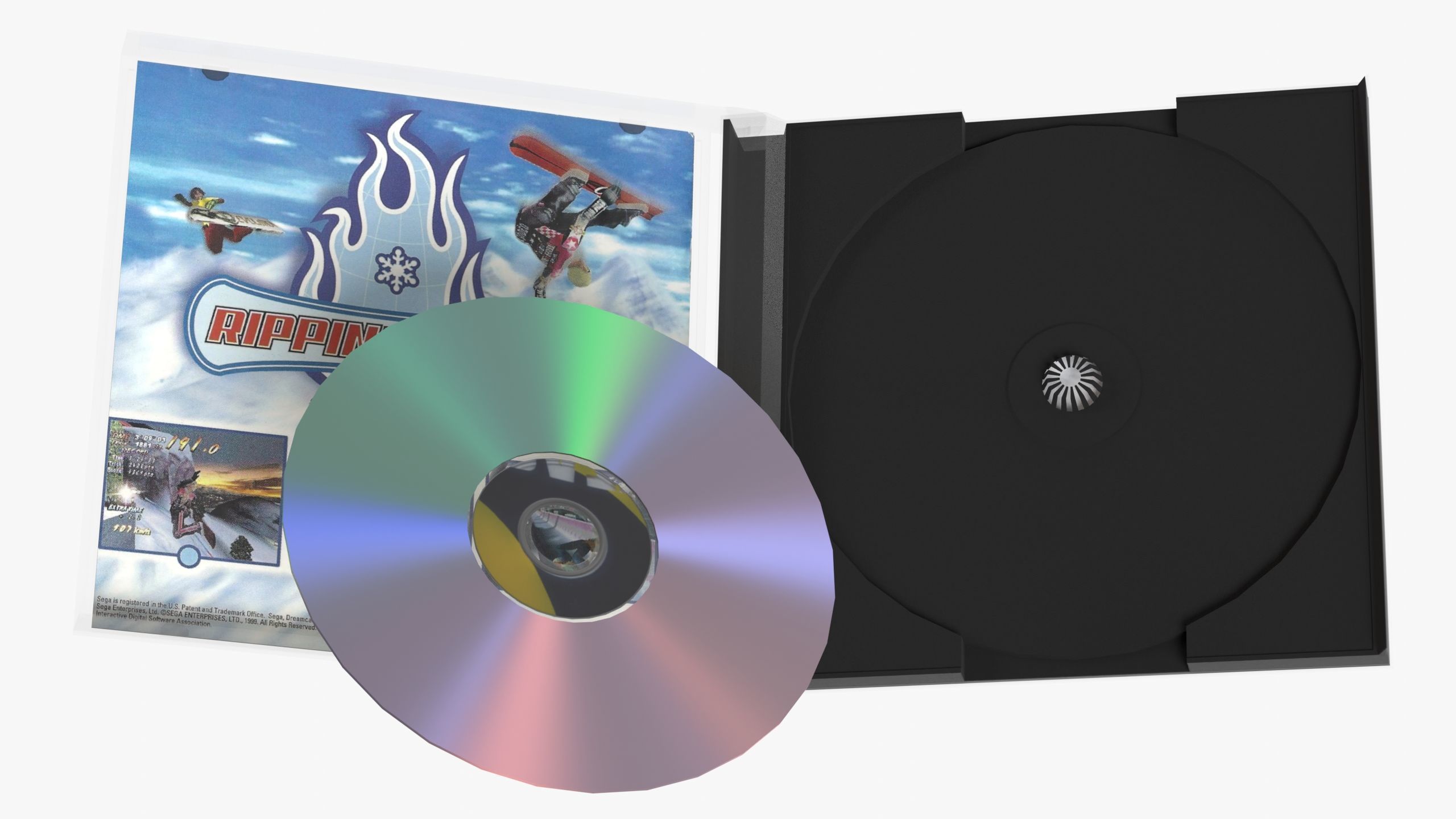 Sega Consoles Controllers Games and Accessories 3D Model Collection_122