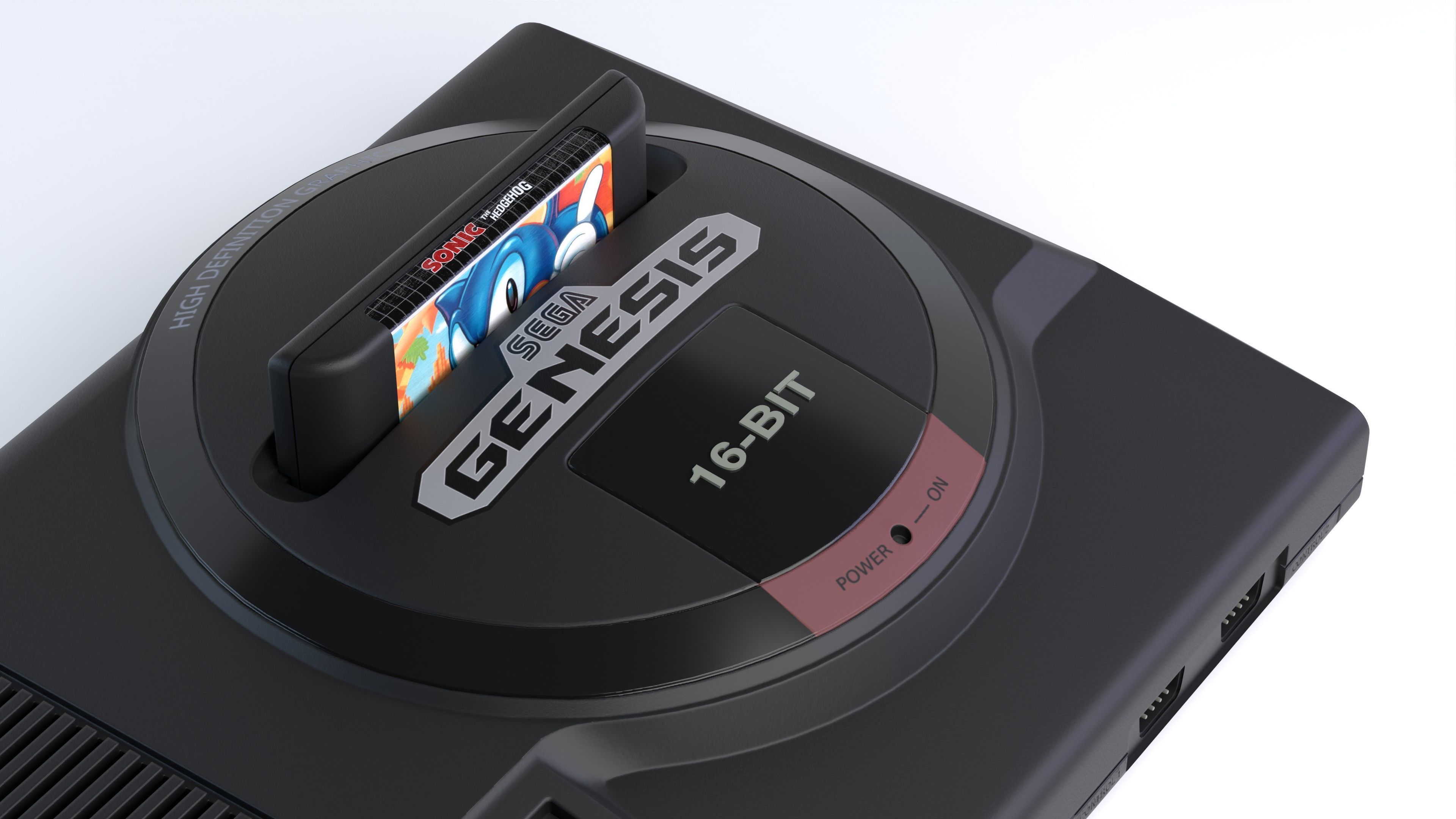 Sega Consoles Controllers Games and Accessories 3D Model Collection_37