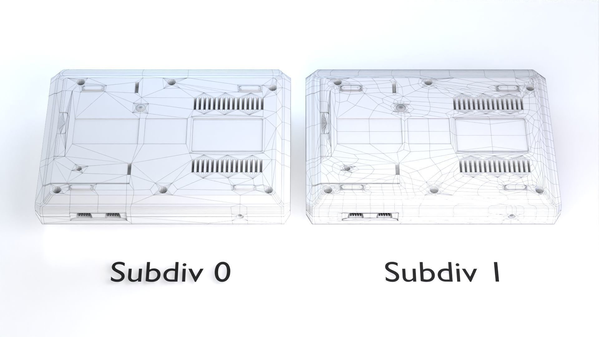 Sega Consoles Controllers Games and Accessories 3D Model Collection_52