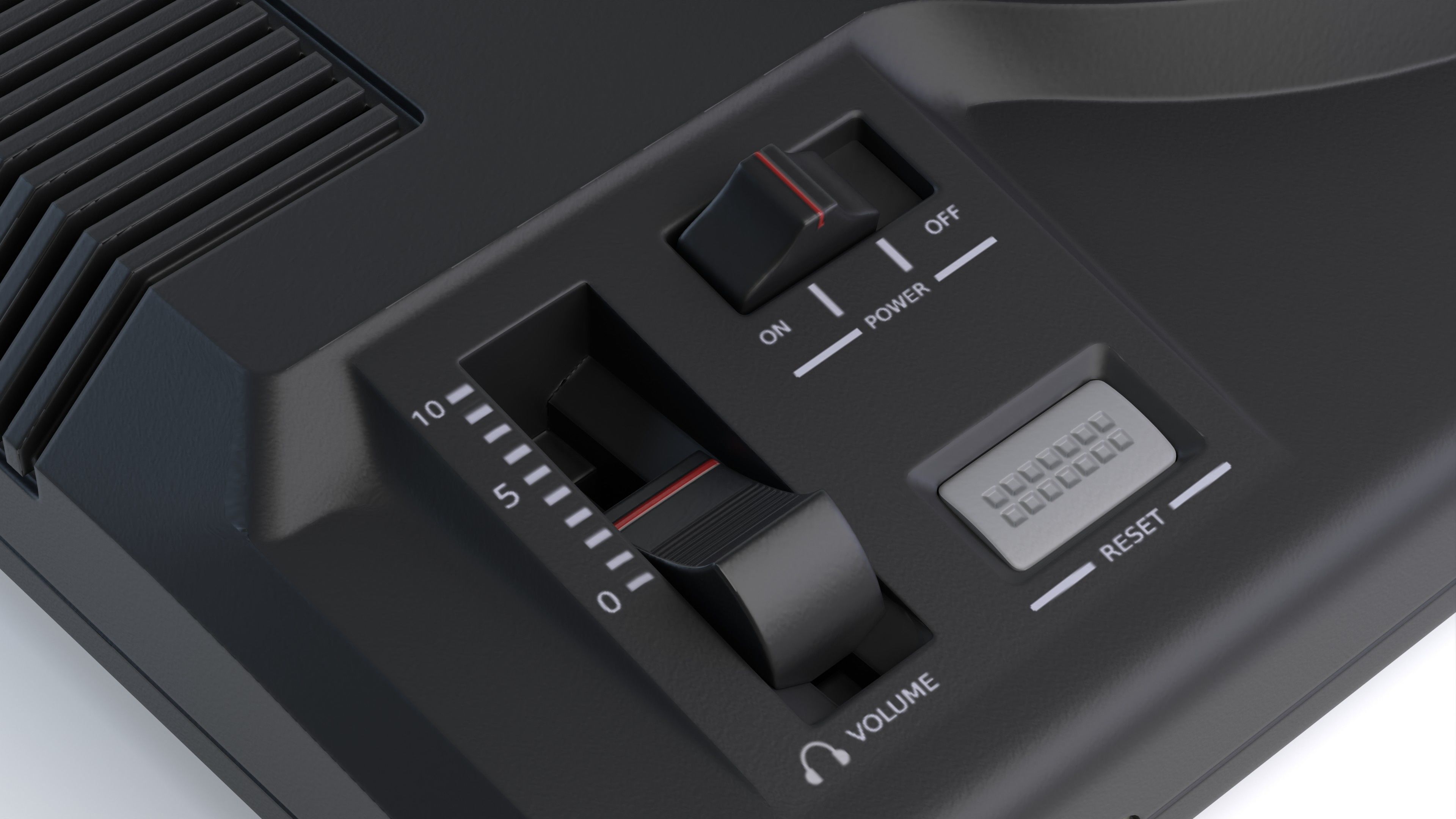 Sega Consoles Controllers Games and Accessories 3D Model Collection_38