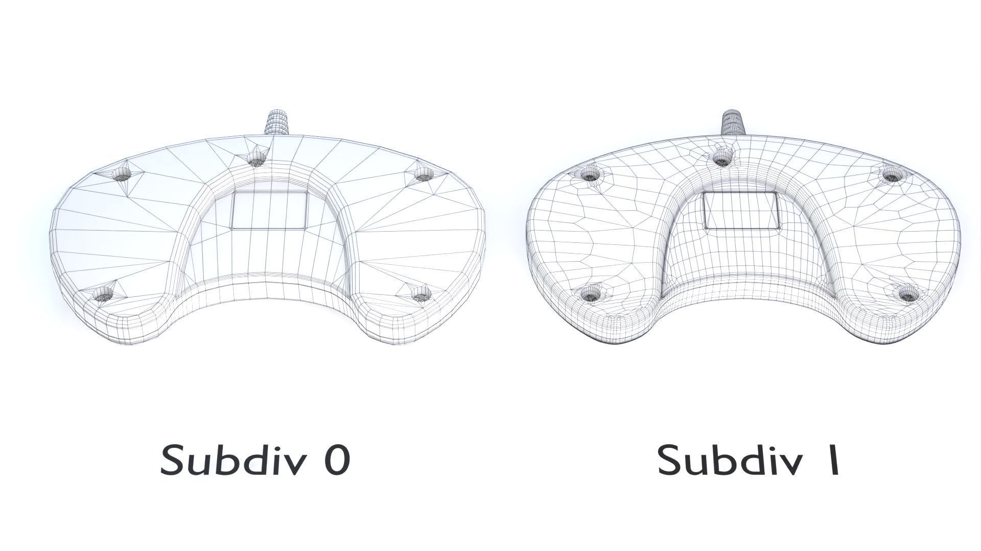 Sega Consoles Controllers Games and Accessories 3D Model Collection_54