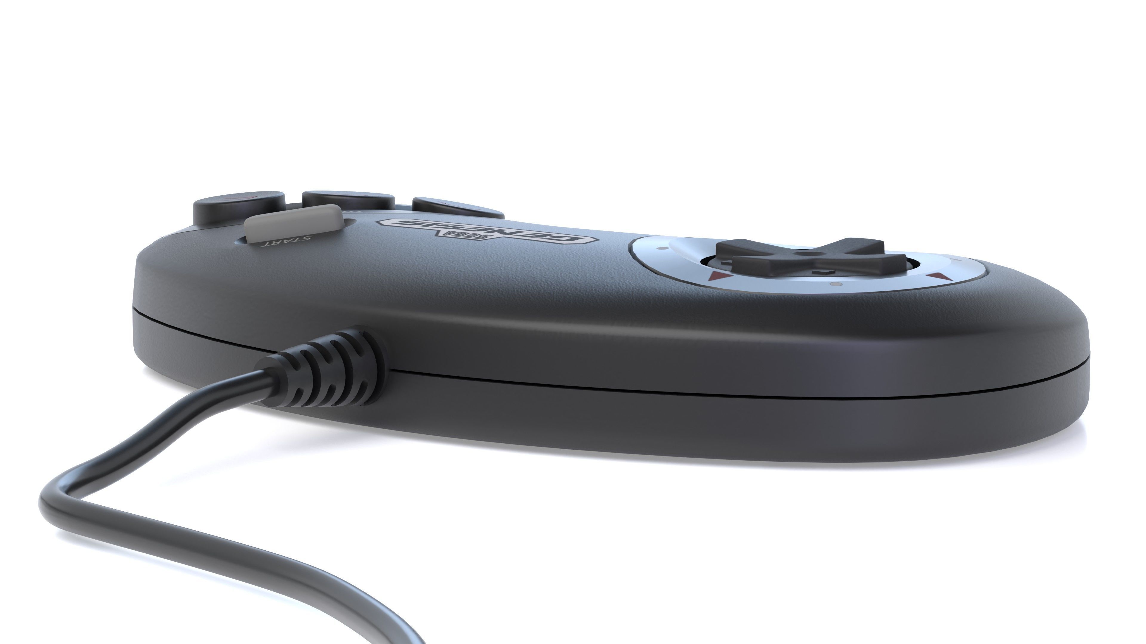 Sega Consoles Controllers Games and Accessories 3D Model Collection_45