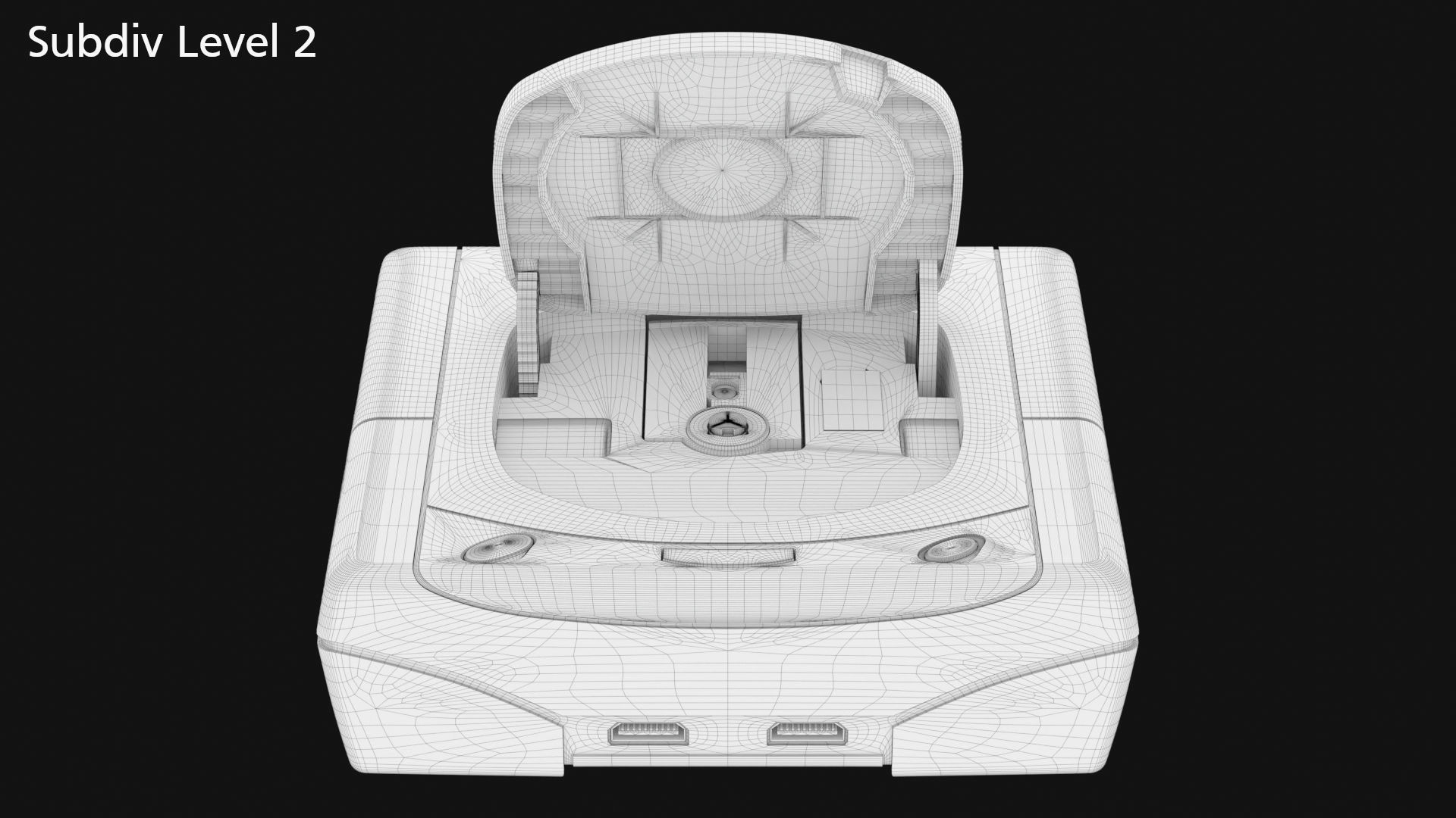 Sega Consoles Controllers Games and Accessories 3D Model Collection_93
