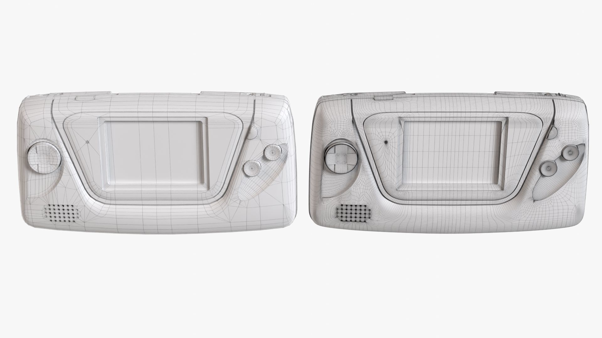 Sega Consoles Controllers Games and Accessories 3D Model Collection_150