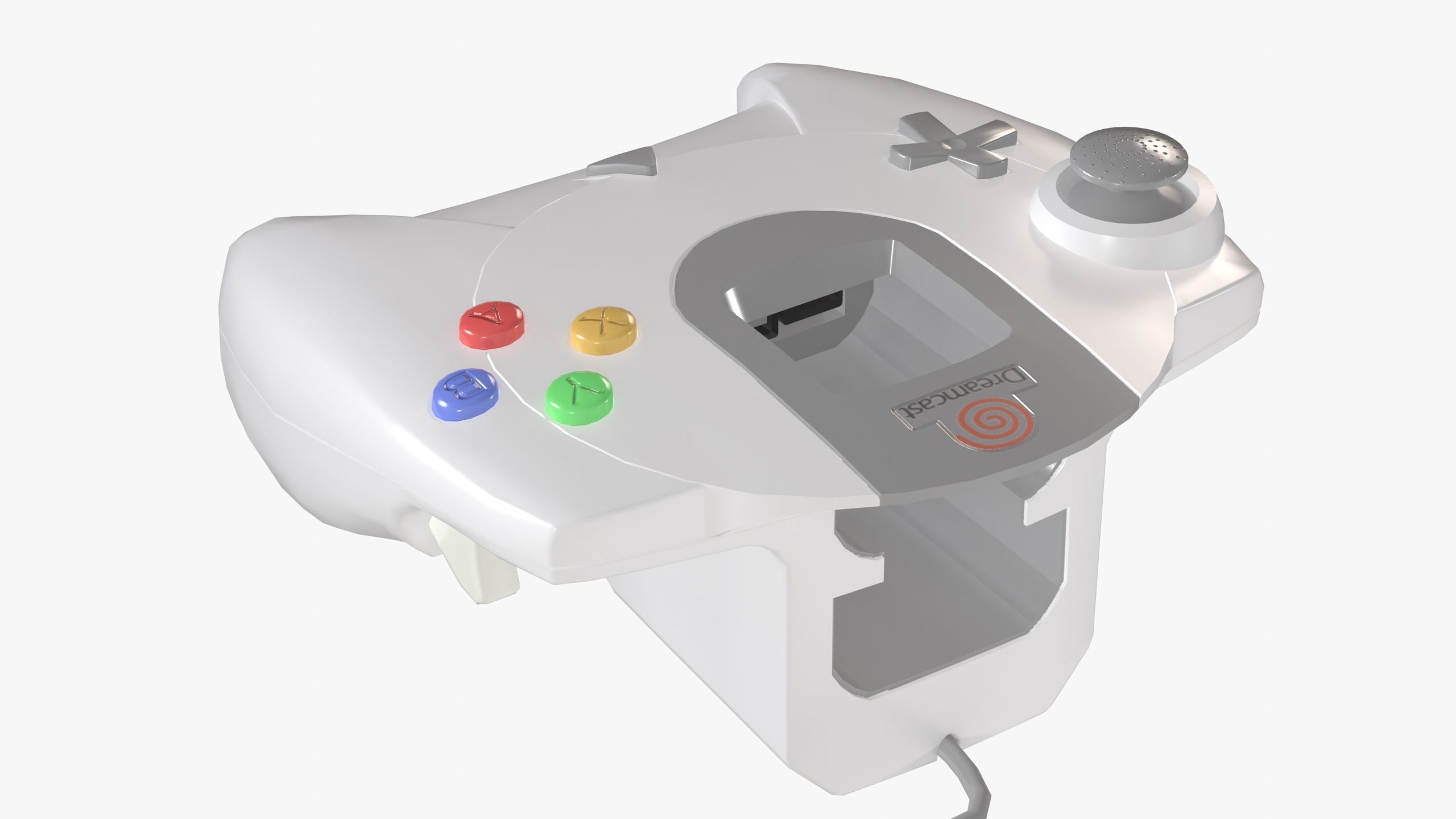 Sega Consoles Controllers Games and Accessories 3D Model Collection_108