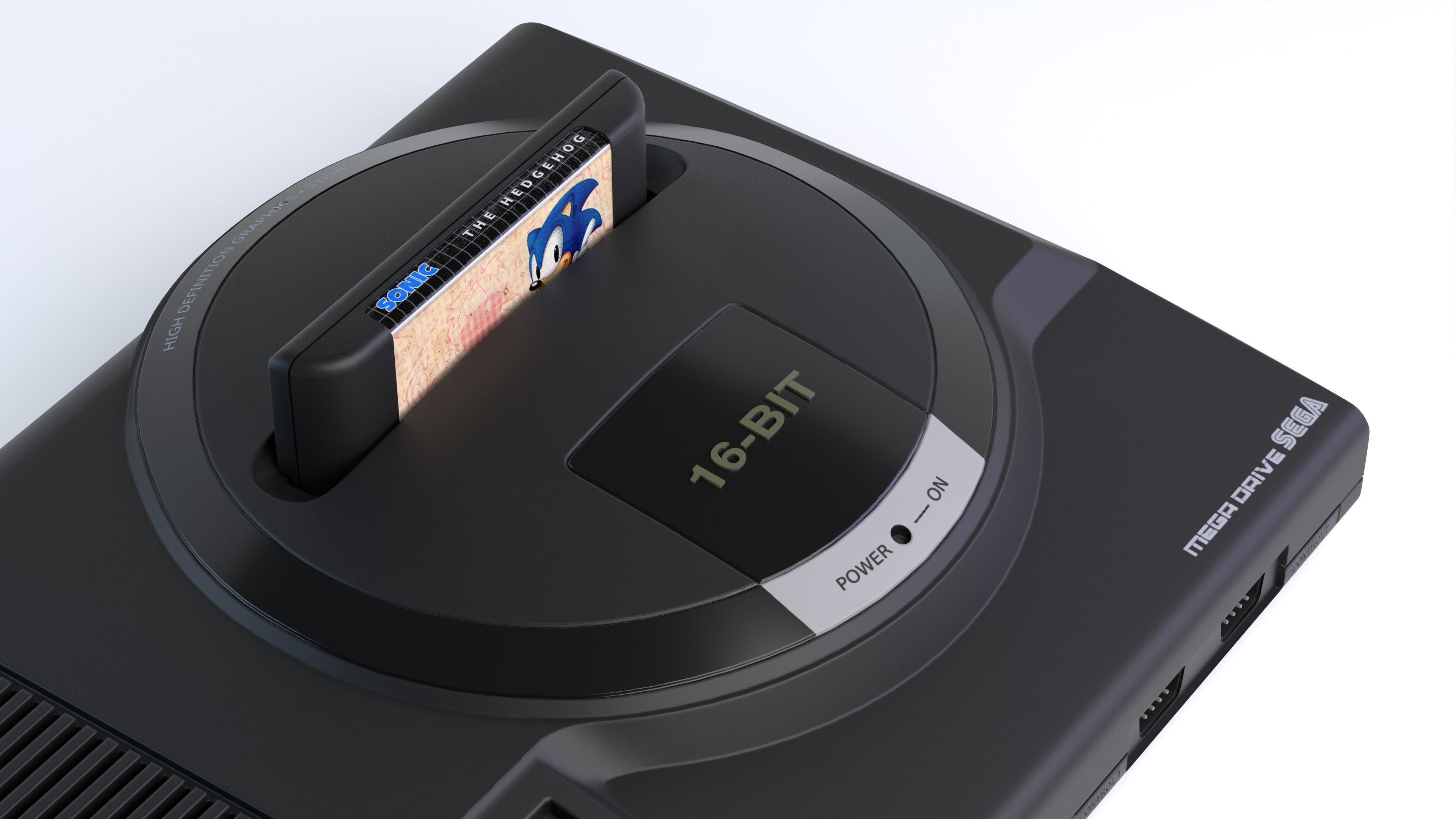 Sega Consoles Controllers Games and Accessories 3D Model Collection_36