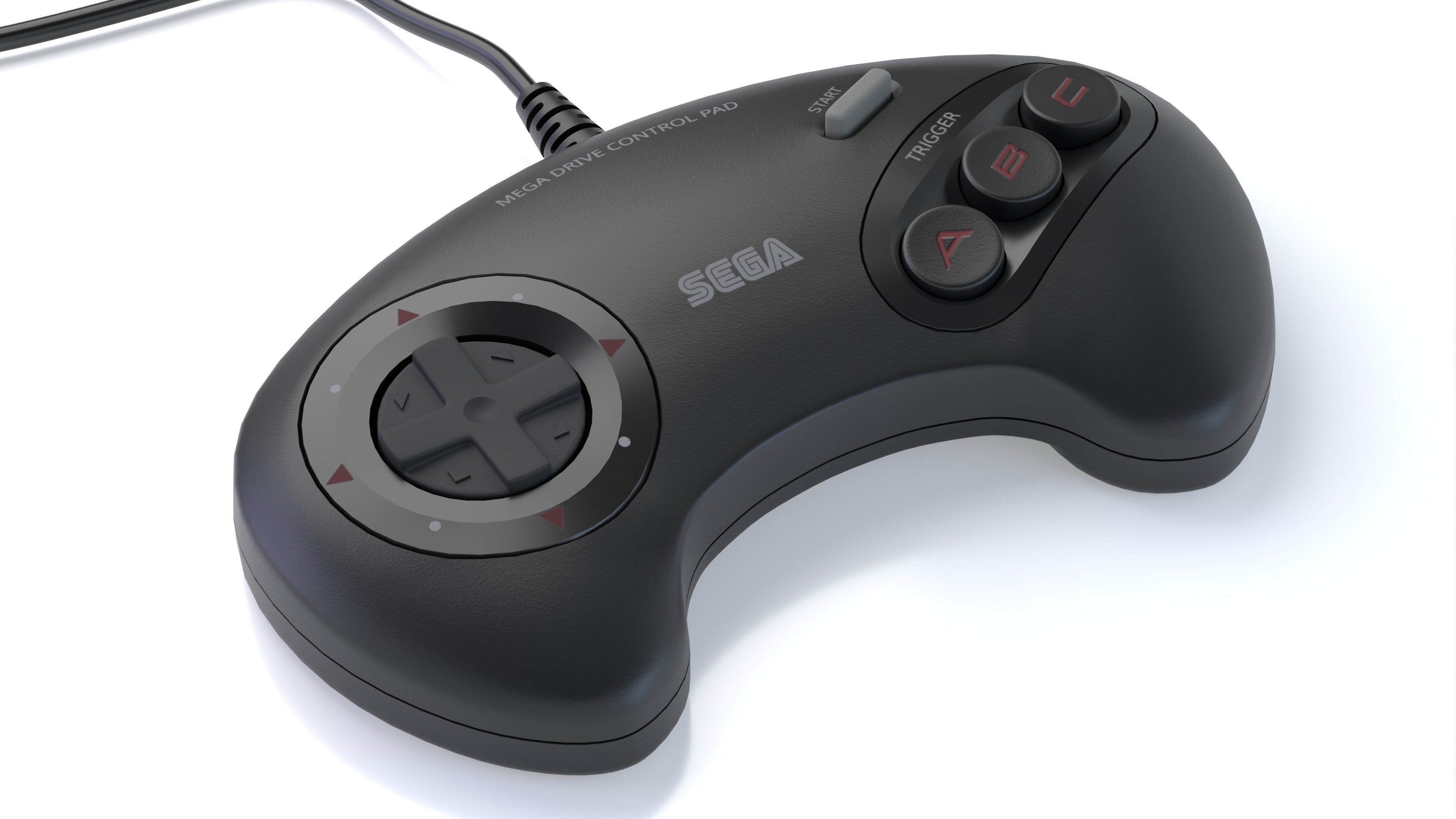 Sega Consoles Controllers Games and Accessories 3D Model Collection_44