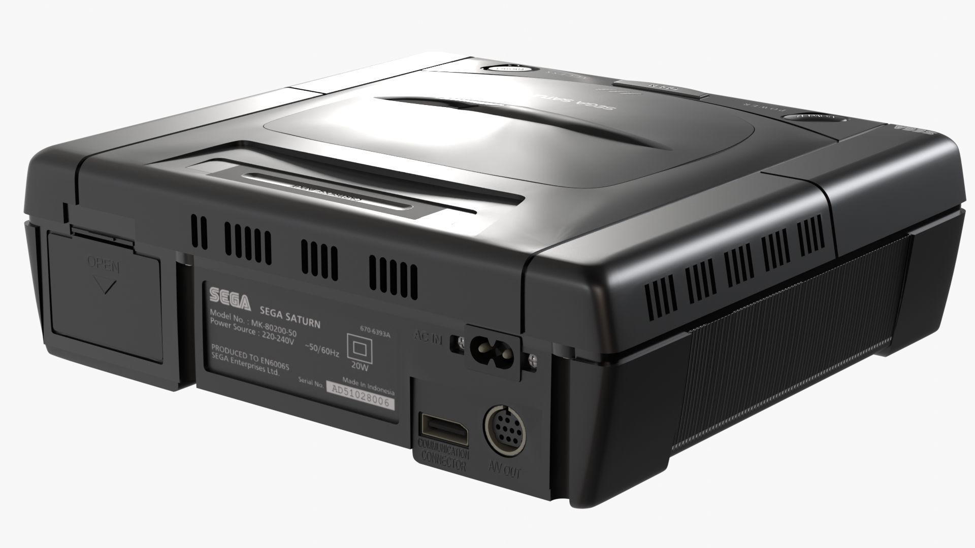 Sega Consoles Controllers Games and Accessories 3D Model Collection_68